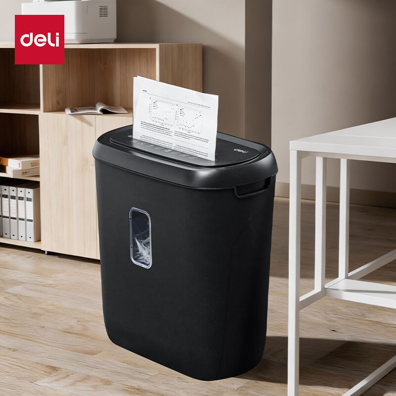 เครื่องทำลายเอกสาร DELI ET017-BK-01 21ลิตร สีดำ